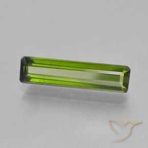 Turmalina verde quente Natural 1.80ct, Corte Octógono / Esmeralda, VVS-VS