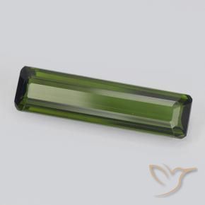 Turmalina Verde floresta Natural 1.39ct, Corte Octógono / Esmeralda, VVS
