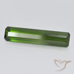 Turmalina verde escuro Natural 2.87ct, Corte Octógono / Esmeralda, VVS-VS