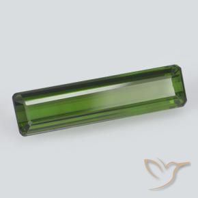 Turmalina Verde escuro Natural 2.07ct, Corte Octógono / Esmeralda, VVS-VS