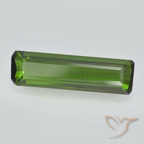 Turmalina verde escuro Natural 0.81ct, Corte Octógono / Esmeralda, VVS-VS