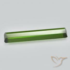 Turmalina Verde Terroso Natural 1.94ct, Corte Octógono / Esmeralda, VVS-VS