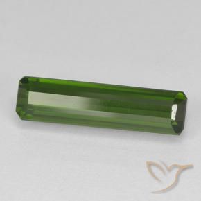 Turmalina Verde floresta Natural 2.16ct, Corte Octógono / Esmeralda, VVS