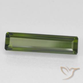 Turmalina Verde escuro Natural 1.35ct, Corte Octógono / Esmeralda, VVS