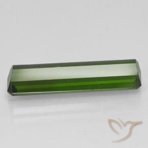 Turmalina Verde escuro Natural 3.42ct, Corte Octógono / Esmeralda, VVS