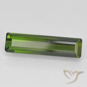 Turmalina Verde escuro Natural 1.71ct, Corte Octógono / Esmeralda, VVS