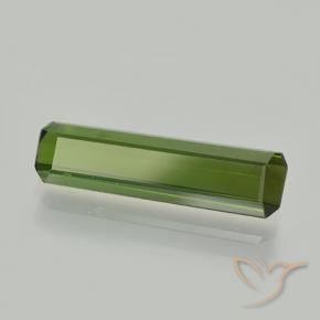 Turmalina verde escuro Natural 1.60ct, Corte Octógono / Esmeralda, VVS-VS