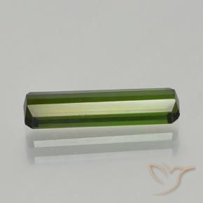 Turmalina verde escuro Natural 1.60ct, Corte Octógono / Esmeralda, VVS-VS