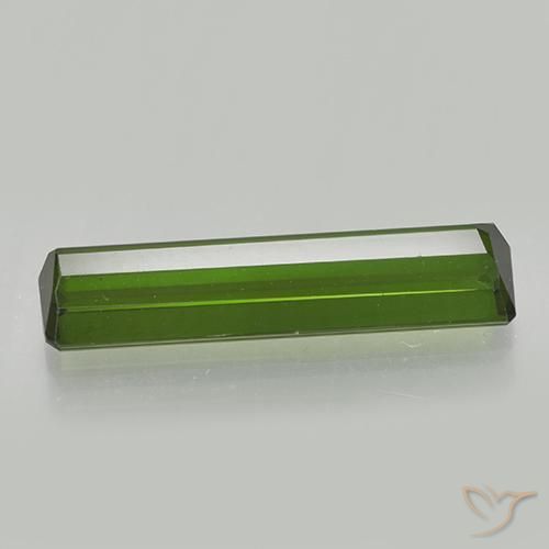 Turmalina Verde Terroso Natural 2.27ct, Corte Octógono / Esmeralda, VVS-VS