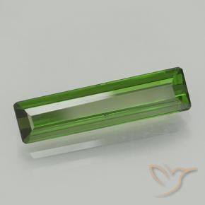 Turmalina Verde escuro Natural 1.93ct, Corte Octógono / Esmeralda, VVS-VS