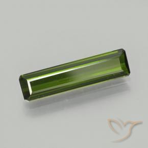 Turmalina Verde Terroso Natural 1.74ct, Corte Octógono / Esmeralda, VVS-VS