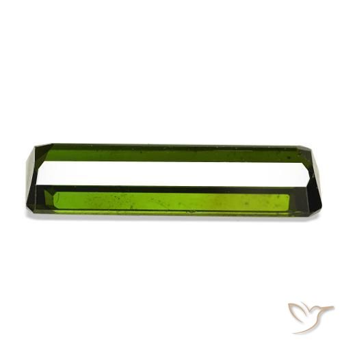 Turmalina verde escuro Natural 2.71ct, Corte Octógono / Esmeralda, VVS-VS