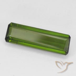 Turmalina Verde Terroso Natural 1.24ct, Corte Octógono / Esmeralda, VS