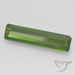 Turmalina Verde escuro Natural 1.92ct, Corte Octógono / Esmeralda, VVS-VS