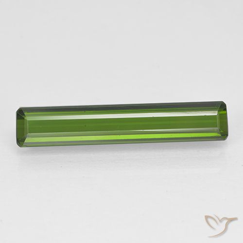 1.80ct Natural Algas Verdes Turmalina, Corte Esmeralda, VVS-VS
