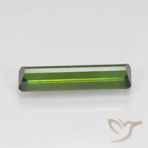 Turmalina Verde escuro Natural 1.68ct, Corte Octógono / Esmeralda, VVS-VS