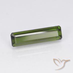 Turmalina Verde escuro Natural 1.63ct, Corte Octógono / Esmeralda, VVS