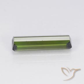Turmalina Verde escuro Natural 1.63ct, Corte Octógono / Esmeralda, VVS