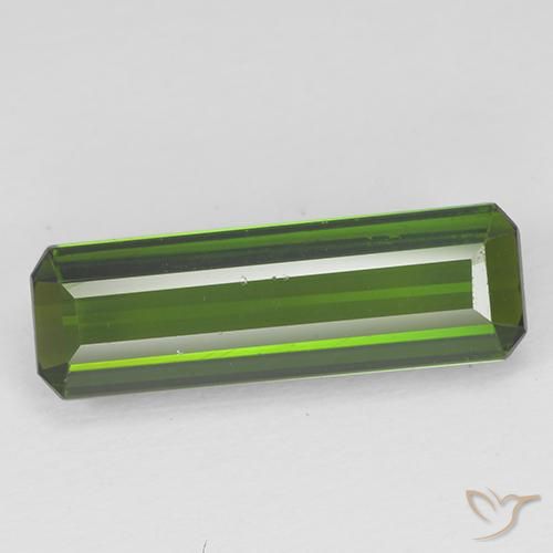 1.81ct Natural Algas Verdes Turmalina, Corte Esmeralda, VVS-VS