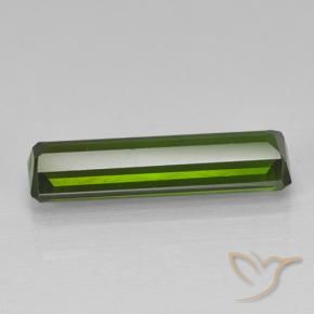 Turmalina Verde Terroso Escuro Natural 2.63ct, Corte Octógono / Esmeralda, VVS-VS