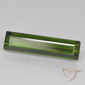 Turmalina Verde escuro Natural 2.10ct, Corte Octógono / Esmeralda, VVS-VS