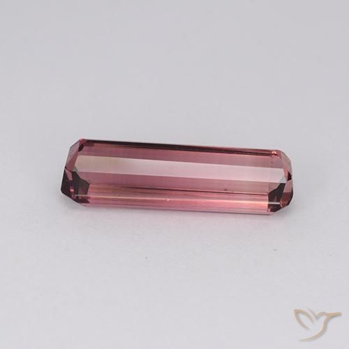 Turmalina Rosa escuro Natural 2.18ct, Corte Octógono / Esmeralda, VVS-VS