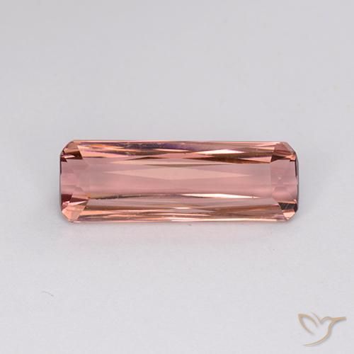 Turmalina rosa médio Natural 2.62ct, Corte Octógono / Esmeralda, VVS-VS