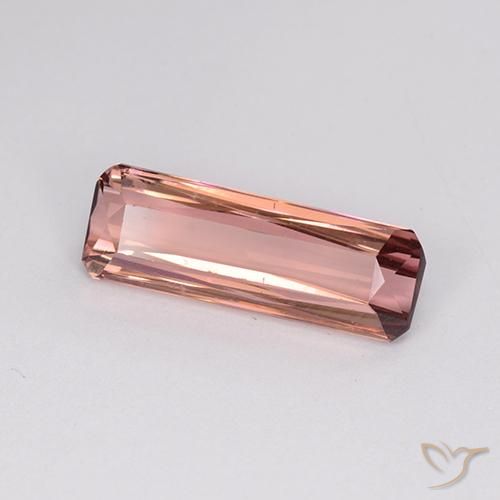 Turmalina rosa médio Natural 2.62ct, Corte Octógono / Esmeralda, VVS-VS