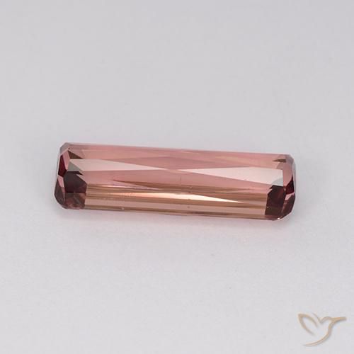 Turmalina rosa médio Natural 2.62ct, Corte Octógono / Esmeralda, VVS-VS