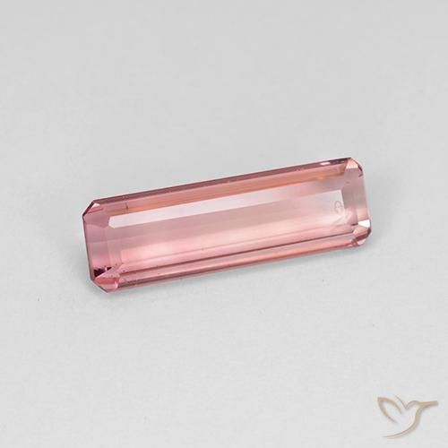 Turmalina rosa médio Natural 1.99ct, Corte Octógono / Esmeralda, VS