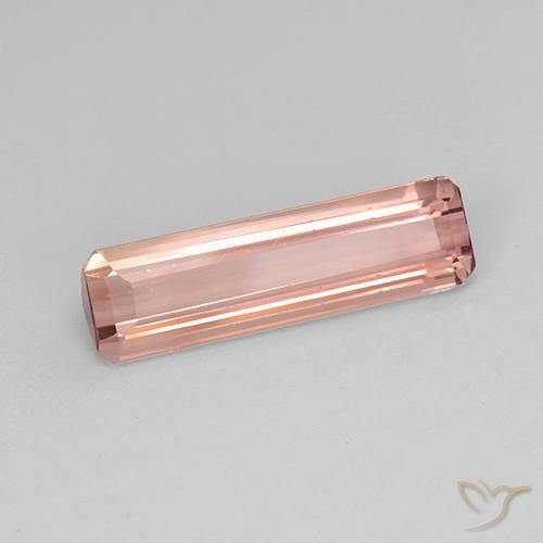 Turmalina Medium Light-Pink Natural 2.89ct, Corte Octógono / Esmeralda, VVS-VS
