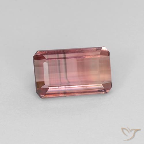 Turmalina Rosa Intenso Natural 2.16ct, Corte Octógono / Esmeralda, VVS-VS