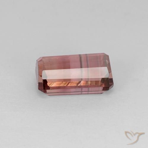 Turmalina Rosa Intenso Natural 2.16ct, Corte Octógono / Esmeralda, VVS-VS