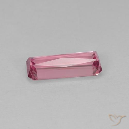 Turmalina Rosa Intenso Natural 1.55ct, Corte Octógono / Esmeralda, VVS-VS