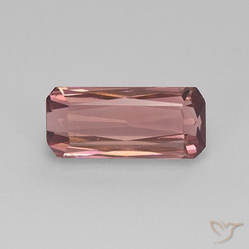 Turmalina rosa médio Natural 1.54ct, Corte Octógono / Esmeralda, VVS-VS