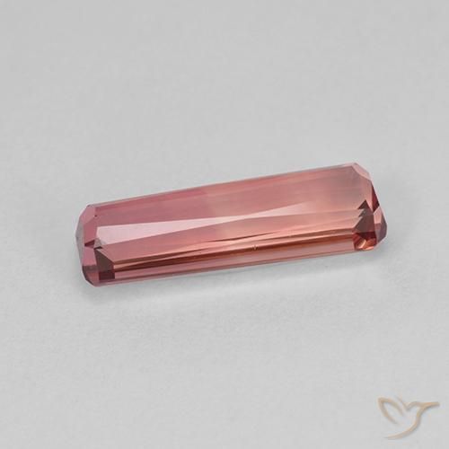 Turmalina Rosa Intenso Natural 1.84ct, Corte Octógono / Esmeralda, VVS-VS