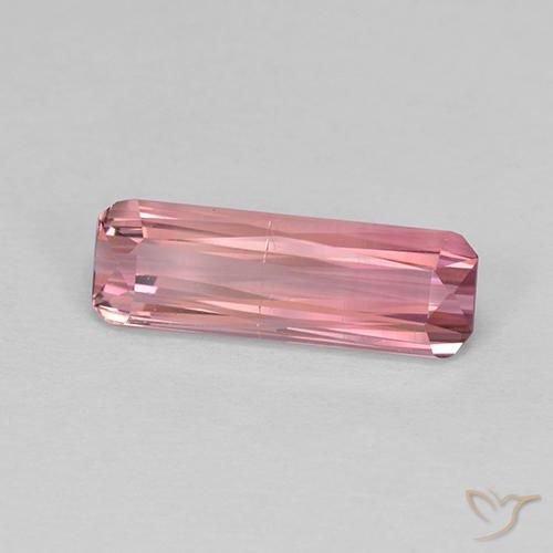 Turmalina Rosa chiclete Natural 1.89ct, Corte Octógono / Esmeralda, VVS-VS