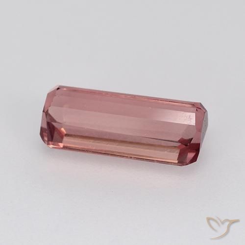 Turmalina Rosa chiclete Natural 1.65ct, Corte Octógono / Esmeralda, VVS-VS