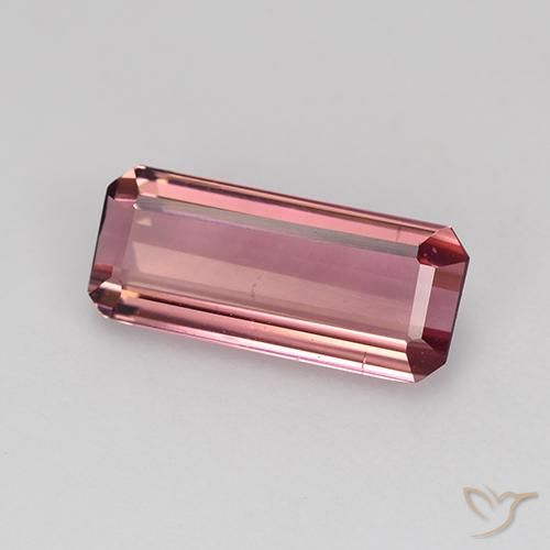 Turmalina Luz rosa Natural 1.51ct, Corte Octógono / Esmeralda, VVS