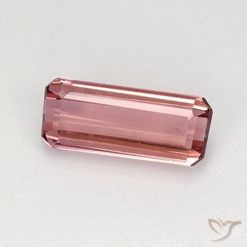 1.26ct Natural ponche de frutas vermelhas Turmalina, Corte Esmeralda, VVS