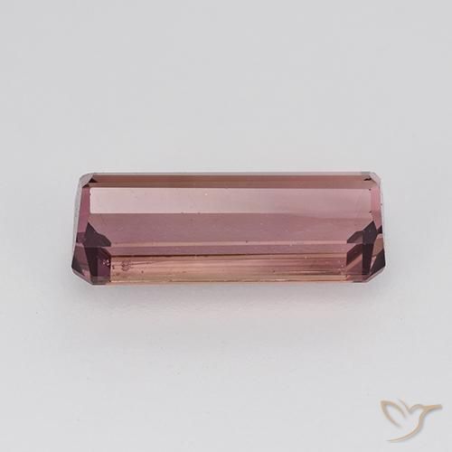Turmalina Laranja Rosa Natural 2.00ct, Corte Octógono / Esmeralda, VVS