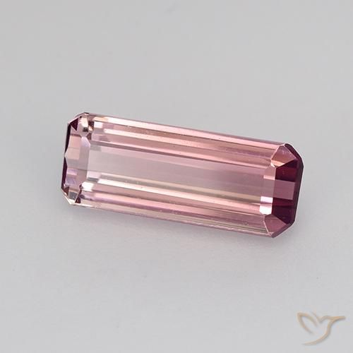 Turmalina Roxo Rosa Natural 1.63ct, Corte Octógono / Esmeralda, VVS