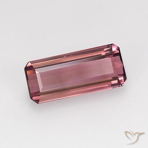 Turmalina Roxo Rosa Natural 1.61ct, Corte Octógono / Esmeralda, VVS