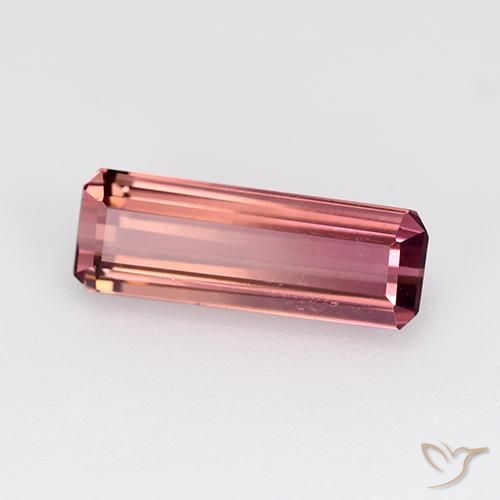 Turmalina Rosa escuro Natural 1.84ct, Corte Octógono / Esmeralda, VVS