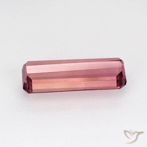 Turmalina Rosa escuro Natural 1.84ct, Corte Octógono / Esmeralda, VVS