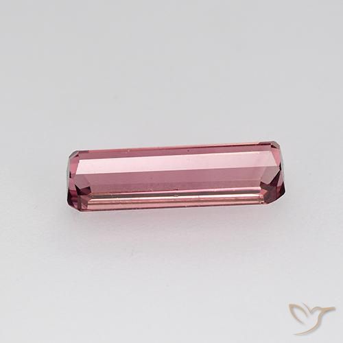 Turmalina Rosa Intenso Natural 1.31ct, Corte Octógono / Esmeralda, VVS