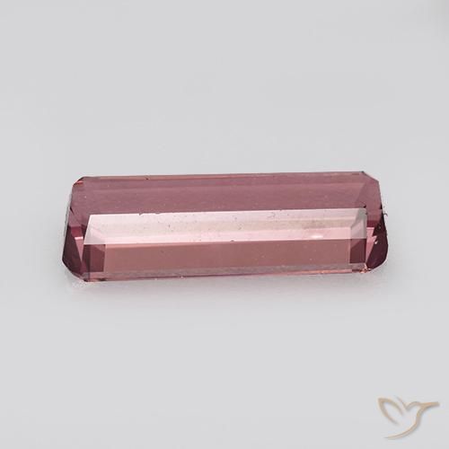 Turmalina Laranja Rosa Natural 1.10ct, Corte Octógono / Esmeralda, VVS