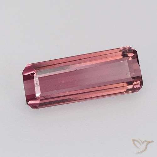 Turmalina Magenta Profundo Natural 1.56ct, Corte Octógono / Esmeralda, VVS