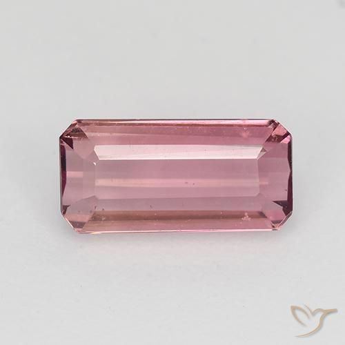 1.18ct Natural Rosa Intenso Turmalina, Corte Esmeralda, VVS