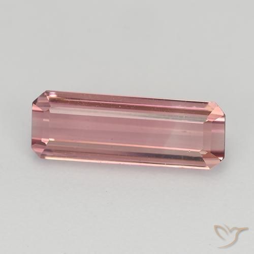 1.64ct Natural Rosa Intenso Turmalina, Corte Esmeralda, VS